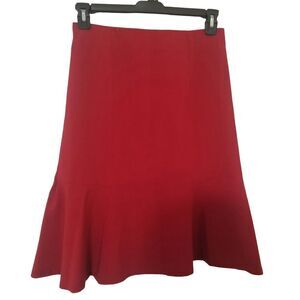 Jones Studio Womans Red Skirt. C1